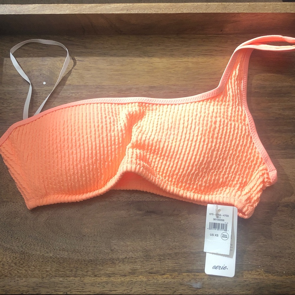 Aerie Vibrant Coral Bikini Top